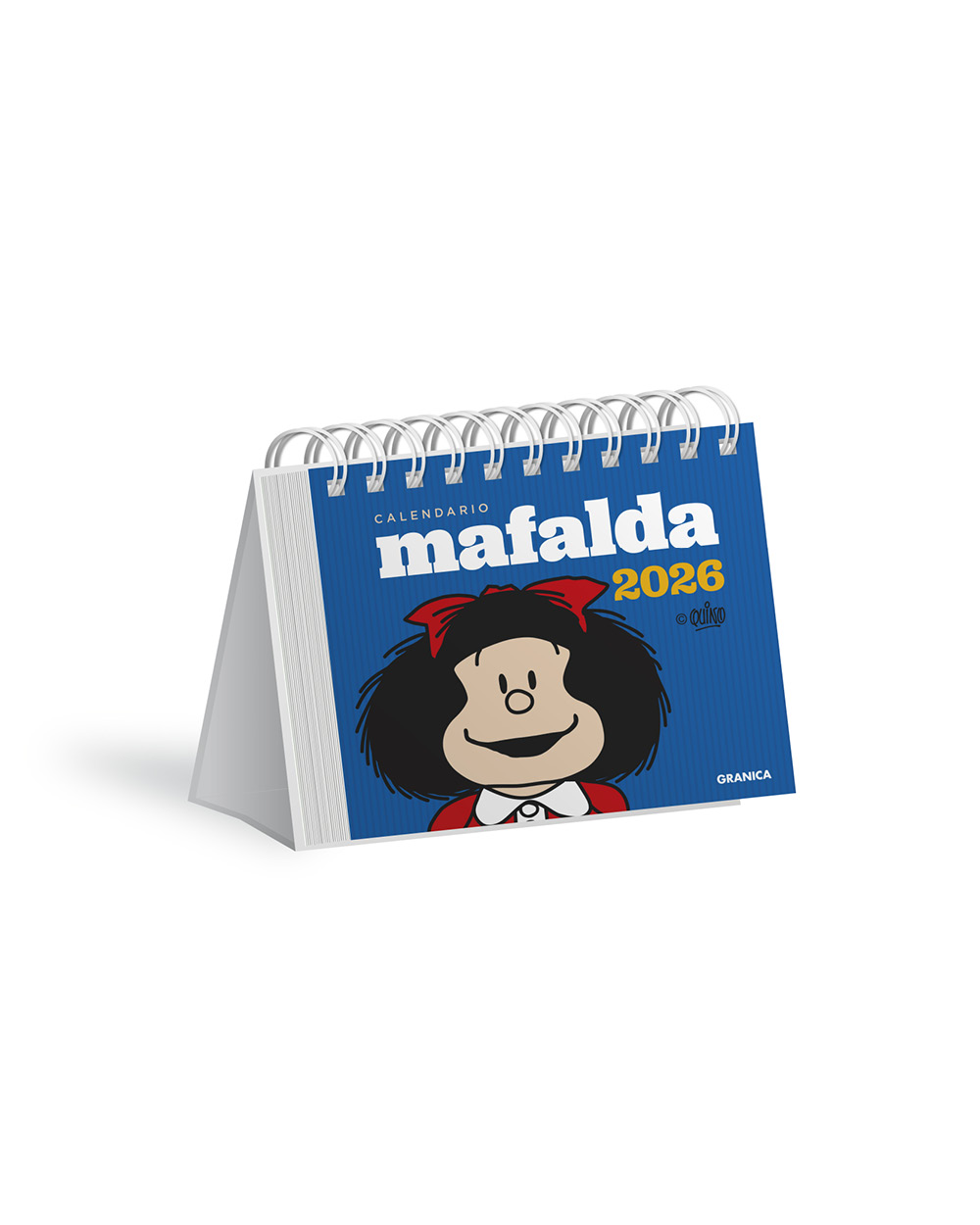 Mafalda 2026 Calendario Escritorio - Azul